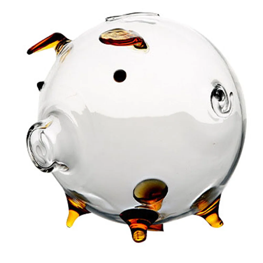 

Bank Money Piggy Saving Box Kids Jar Pot Children S Clear Decor Banks Storage Savings Animal Container Day Valentine Sculpture