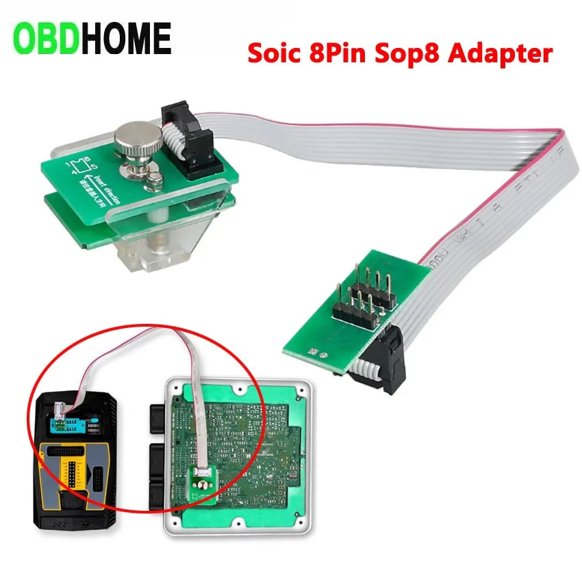 

8Pin Sop8 адаптер Eeprom Clip для VVDI Prog/CG Pro 9S12/Orange5/iPorg/VVDI Prog/XPROG ECU для BMW FEM-BDC 95128/95256 и т. д.