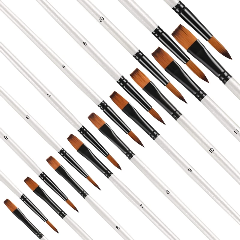 

Кисти для акриловых красок Set, художественные Кисти для акриловой акварельной масляной живописи