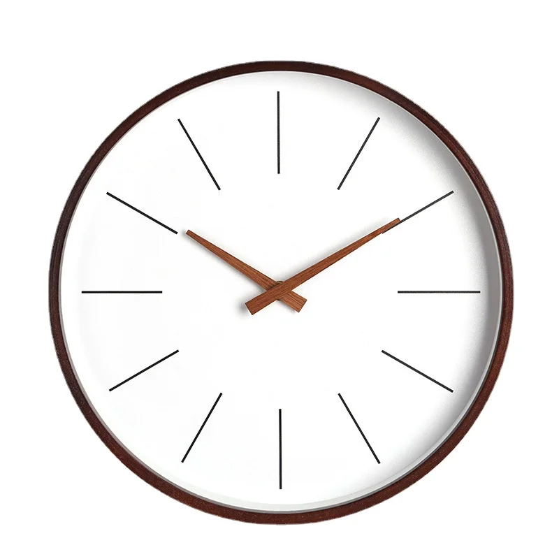 

Large Solid Wood Wall Clock Silent Modern Wall Watches Nordic Art Kitchen Clocks Bedroom Home Decor Reloj De Pared Gift
