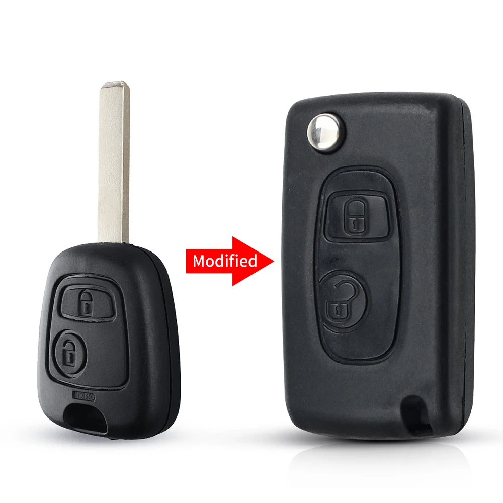 

KEYYOU для Peugeot 206, 306, 307, 107, 207, Модифицированная фотосессия для Citroen C1, C2, C3, Saxo, Berlingo, Xsara, Picasso