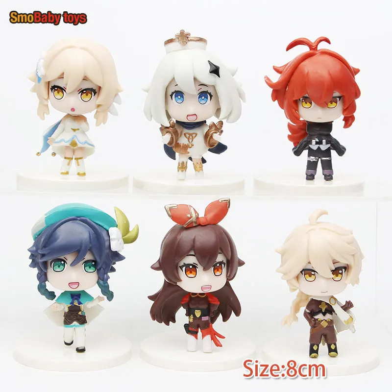 

Экшн-фигурки из ПВХ, 6 шт./компл., 8 см