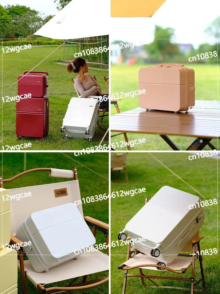 Красный чемодан женская широкая тяга новая коробка с паролем приданого 20 тягами