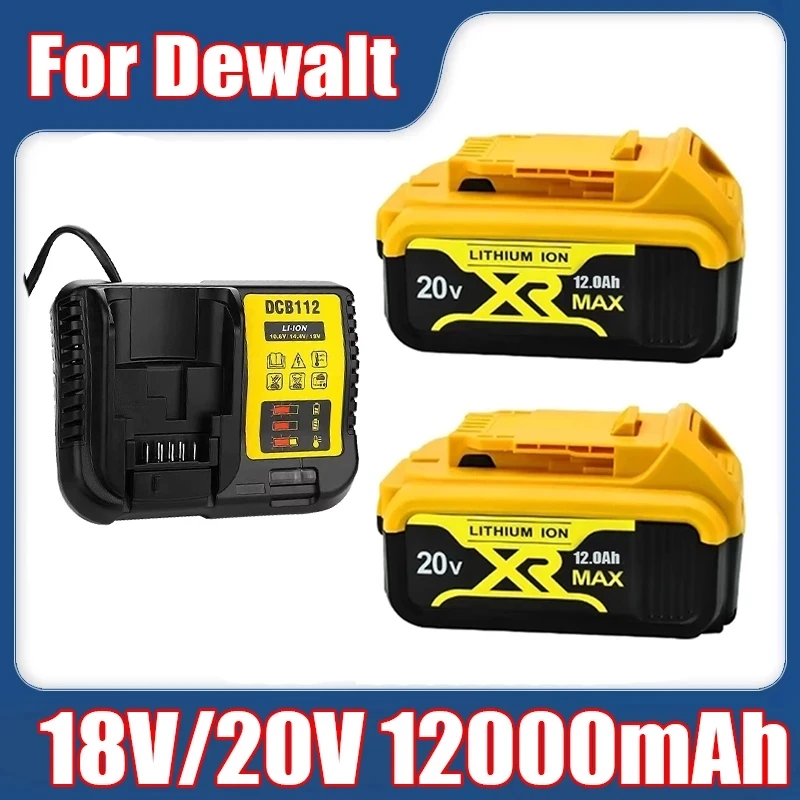 

Оригинальная перезаряжаемая литий-ионная батарея 20 в 12000 мАч для Dewalt DCB205 DCB201 DCB203 Power