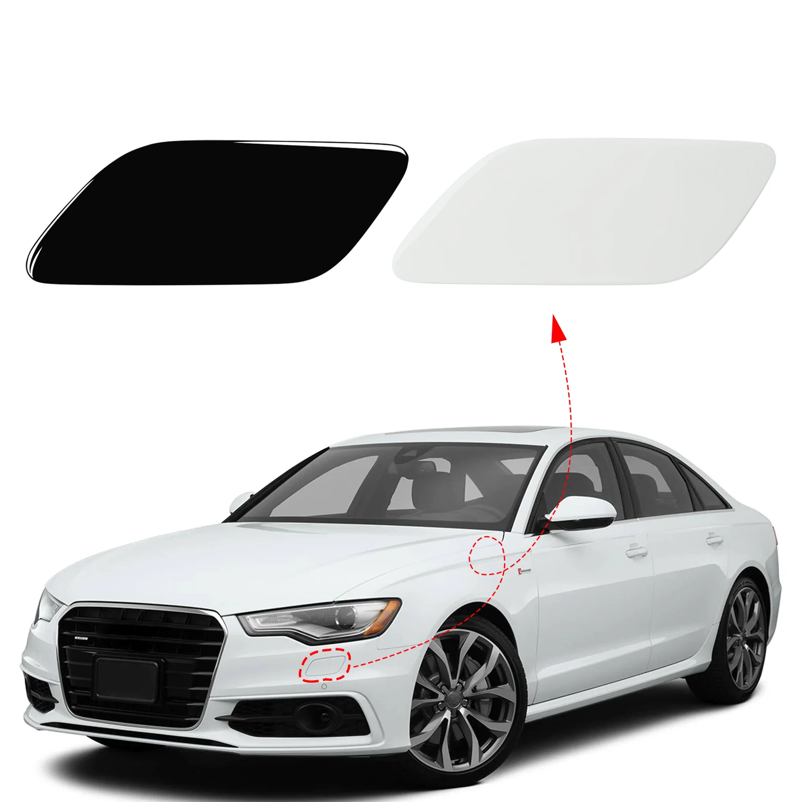 

Насадка На передний бампер для Audi A6 2012-2014 4G0955275 4G0955276