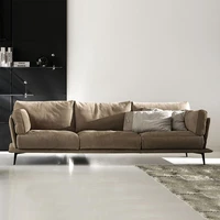 italian luxury fabric sofa small sized living room down washless technology fabric sofa