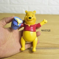 disney genuine plus mini doll ornaments winnie the pooh action figure joints can move lovely model kids toy for girl boy gift