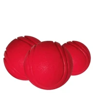 super toughness pet molar bite resistant training chew toy non toxic solid natural rubber bouncing ball for dog cat size small
