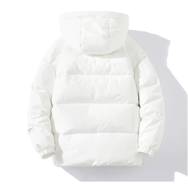 Couple Models Simple Warm Thick Winter Coat Autumn and Winter New Men's Tide Brand Loose and Comfortable Hooded Cotton Clothes