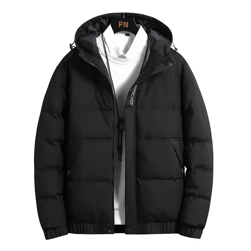 2022 New Casual Clothing Hooded Cotton Padded Jacket Men's Autumn Winter Jackets Thick Warm Outwear Parkas Coat Male