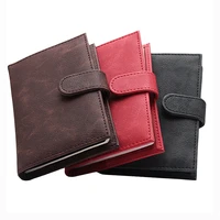 2022 retro business leather passport holder pu passport book with buckle card holder package passport cover travel accessories