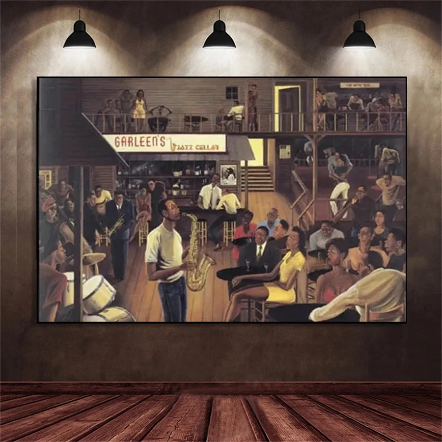 Алмазная картина абстрактное искусство джазовый саксофон производительность 5d