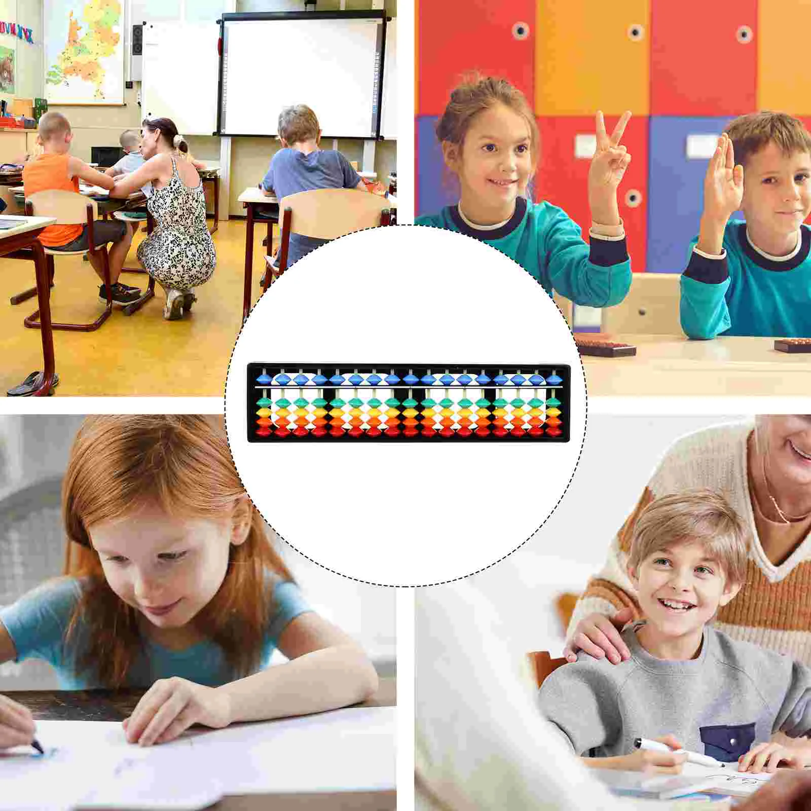 Abacus обучение удобные в использовании 17-цифровые стержни бусины арифметические