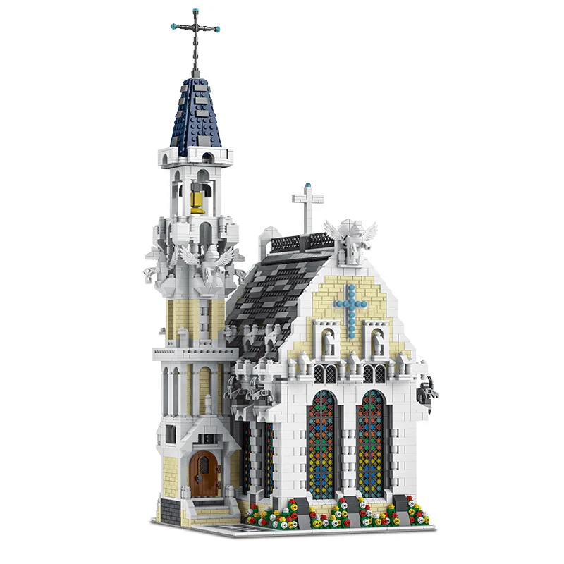 Совместим с комплектами Lego уличный пейзаж архитектурные модели средневековые