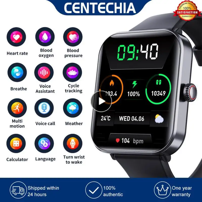 

New Watch Monitoring Waterproof Blood Pressure Smart Watch Smart Watches Sports Watch Smart