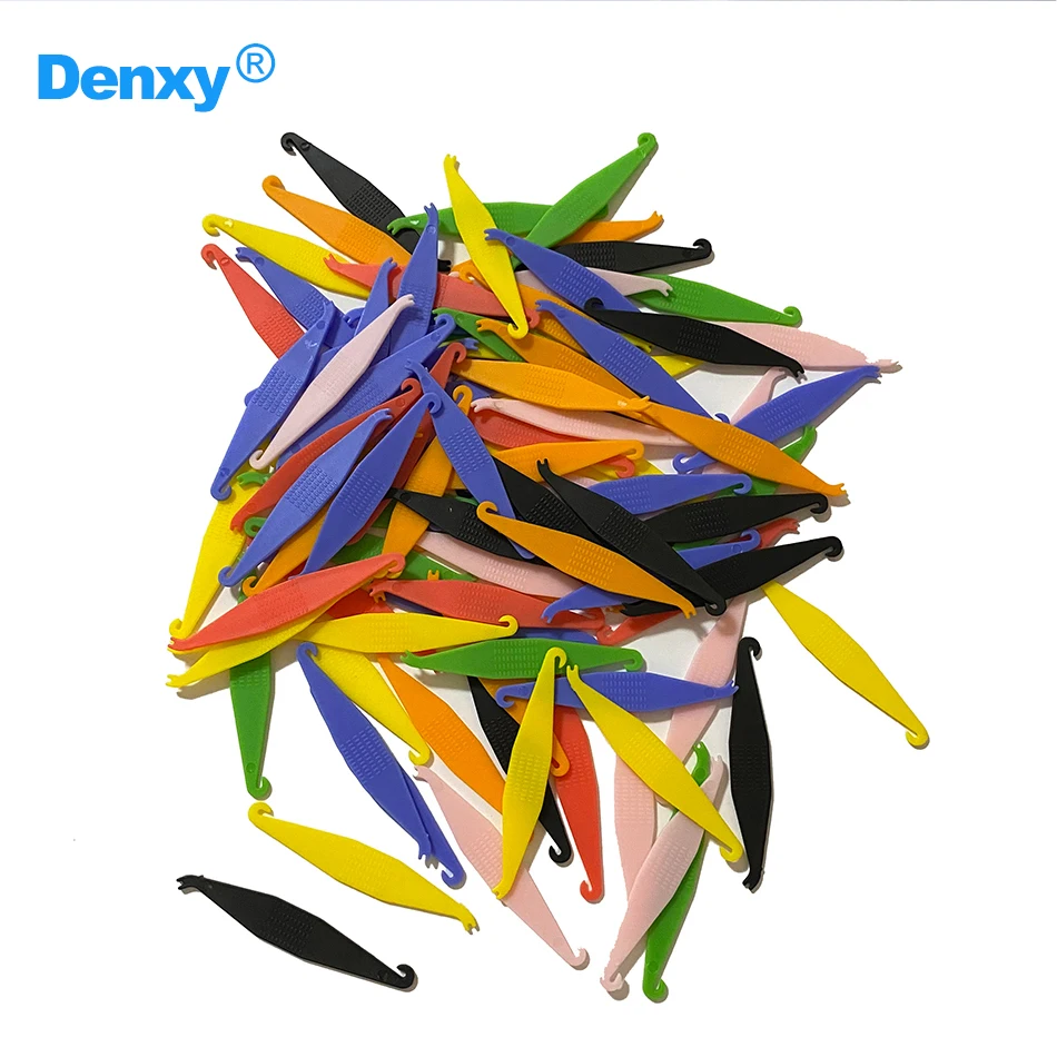 100 шт./лот ортодонтические эластичные россыпки для брекетов одноразовые