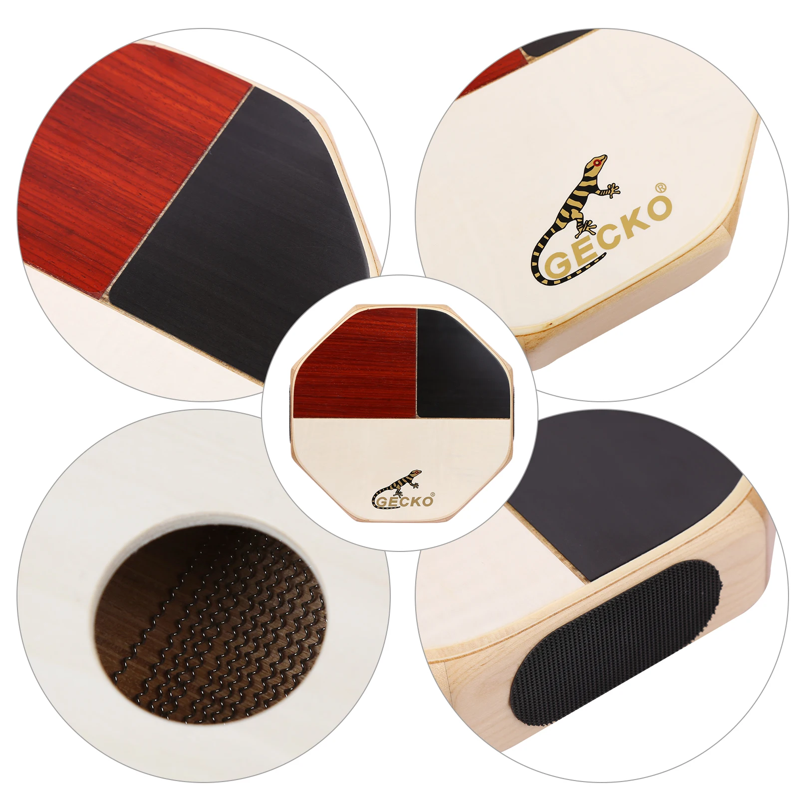 Барабан GECKO SD6 Cajon ручной кахон барабанный перкуссионный инструмент с сумкой для