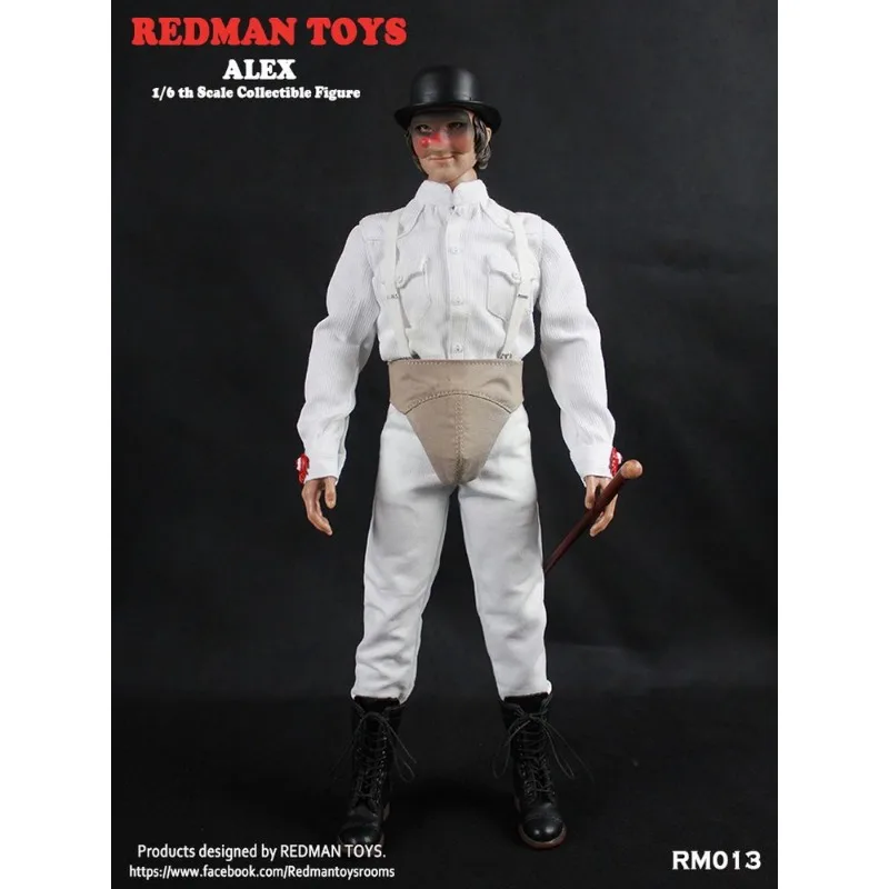 Фото REDMAN TOYS Оригинальная коллекционная фигурка-модель «Апельсиновый механический пупок» / Стэнли Кубрик, 1/6, изысканная подвижная модель солдата, подарок, коллекционная кукла №5