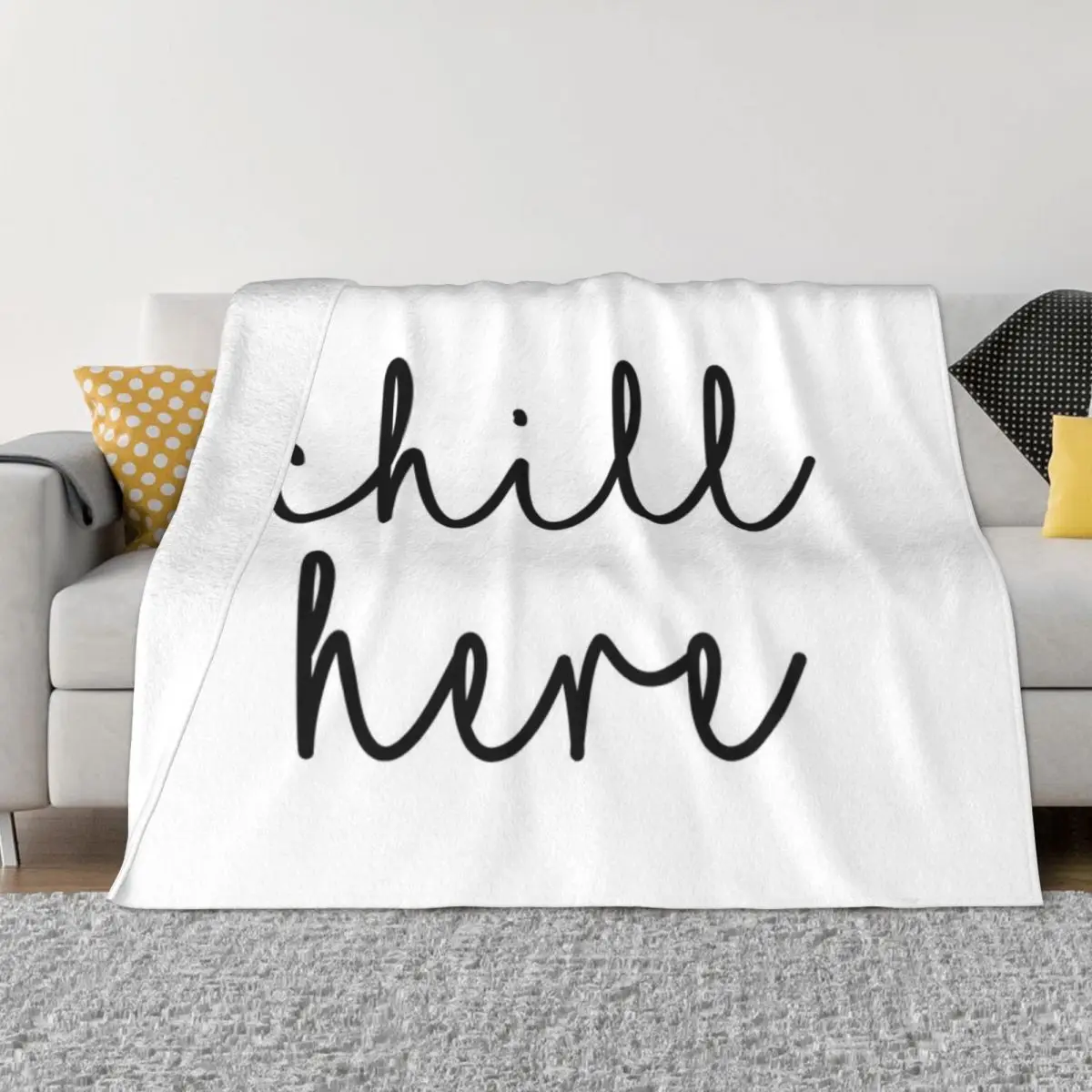 Одеяло Chill Here покрывало на кровать уличное аниме одеяло для детей Детское