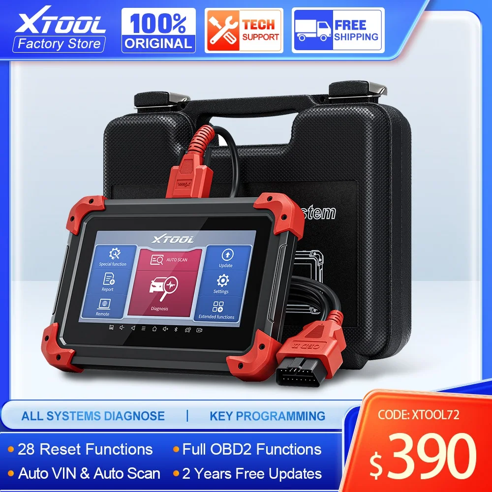 XTOOL X100 PAD Professional Key Programmer Key Learning for BMW CAS4/3/2/1 Key Programming Tool OBD2 Диагностический сканер Auto Vin