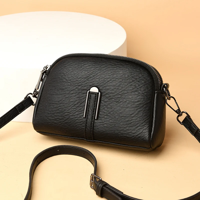 Новинка 2024 дамские повседневные сумки через плечо Новые однотонные брендовые