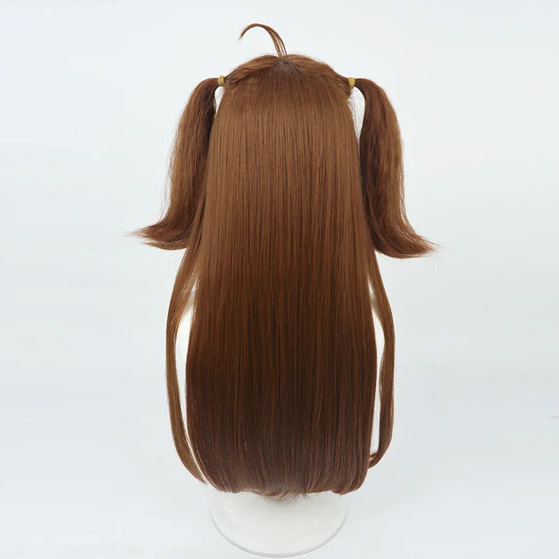 Парик для косплея аниме киририн революция коричневый конский хвост термостойкие