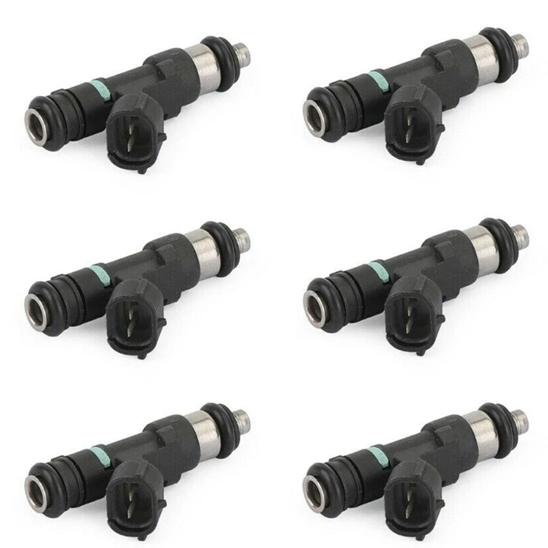 Топливные форсунки 6 шт. для Infiniti QX56 Nissan Frontier Xterra 0280158007 л запчасти 16600-7S000