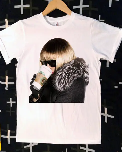 Футболка с длинным или коротким рукавом Anna Wintour Coffee