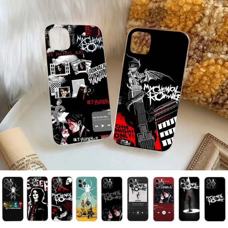 

My Chemical Romance Phone Case For iPhone 14 11 12 13 Mini Pro XS Max Cover 6 7 8 Plus X XR SE 2020 Funda Shell
