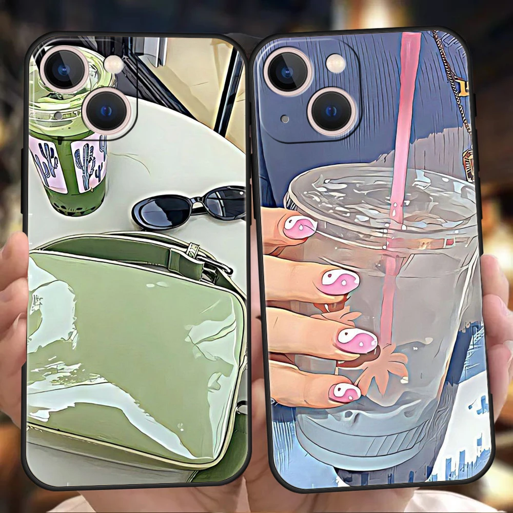 

Cartoon Phone Case Cover for iPhone 14 13 12 Pro Max XR XS X iPhone 11 7 8 Plus SE 2020 13 Mini Silicone Soft Shell Funda Coque