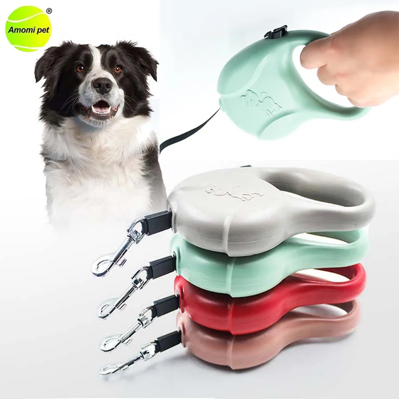 

5M Dog Leash Retractable Automatic Nylon Pet Traction Rope for Small Medium Dogs Walking Running Dogs Leashes Accessories