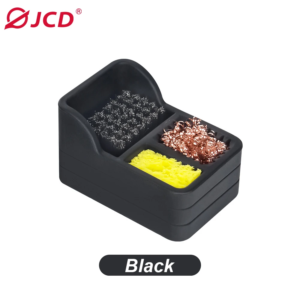 Насадки для паяльника 3 в 1, чистящая коробка, стальная щетка, губка, медная проволока, 3 режима очистки, сварочная головка, оловянный шлак, инструмент для удаления чистки