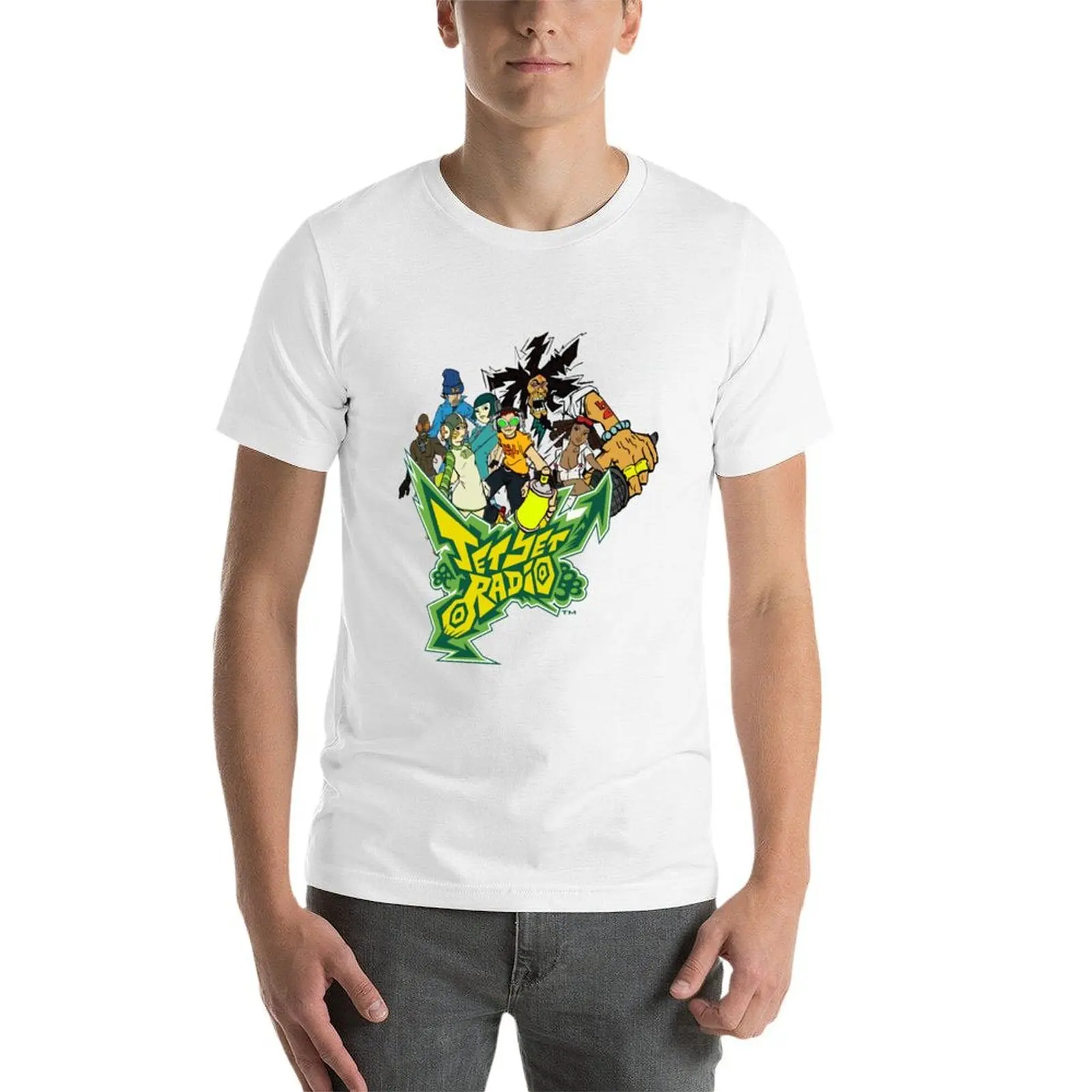 Фото Игра Jet Set Radio от Smilebit: управление группой молодежи, использующих роликовые коньки, для игры в футболку-тетрадку. №3