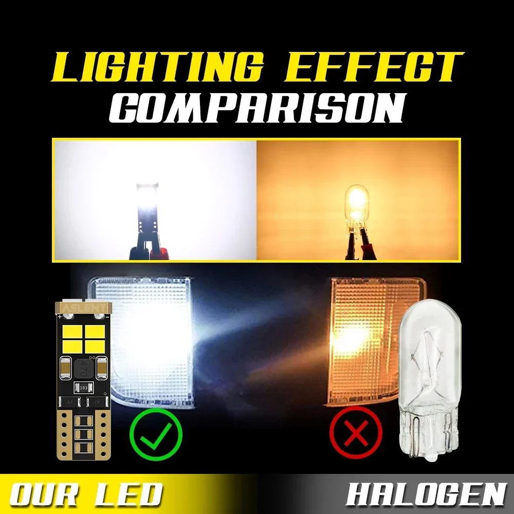 2 шт. W5W T10 LED CANBUS без ошибок 5W5 1800Lm 3020 SMD Супер яркие автомобильные парковочные