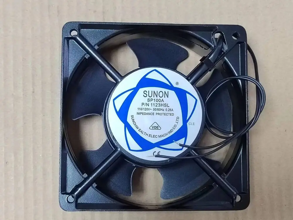 1 шт. SUNON Fan SP100A P/N 1123HSL AC 110-120V 12CM 12038 2 провода