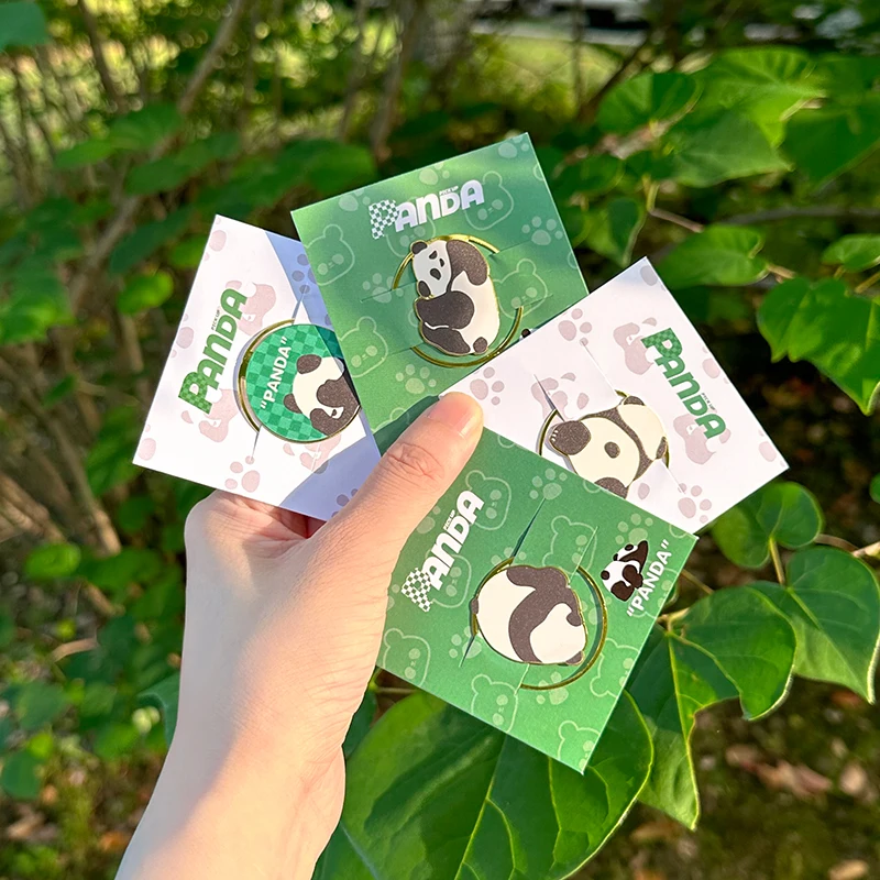 [Милая панда] Симпатичная и креативная металлическая вешалка для книг закладок