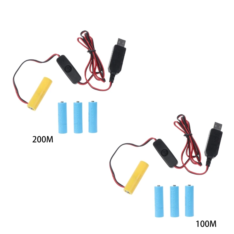 

USB to 6V 4AA Battery Eliminator with Switch Replace 4 AA LR6 AM3 Battery G2AC