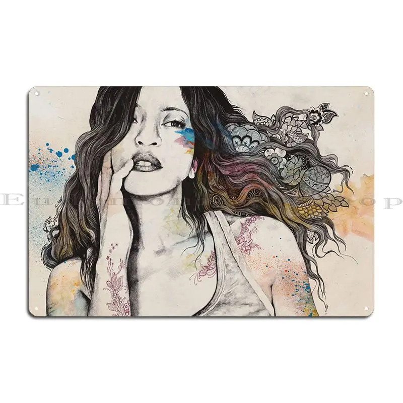 Цианистый металлический плакат для гостиной искусственный гаража