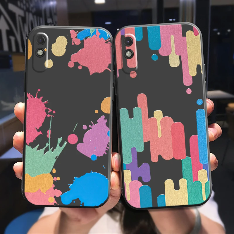 

Rainbow Gradient Phone Case For Xiaomi Redmi 7 7A 8 8A 9 9i 9AT 9T 9A 9C Note 7 8 2021 8T 8 Pro Back Carcasa Funda Soft