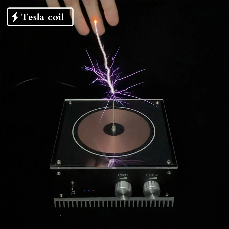 

MAX Music Tesla Coil Electronics Audio Touchable Palm Lightning Bluetooth Connection Scientific Experiment Tool Big Size