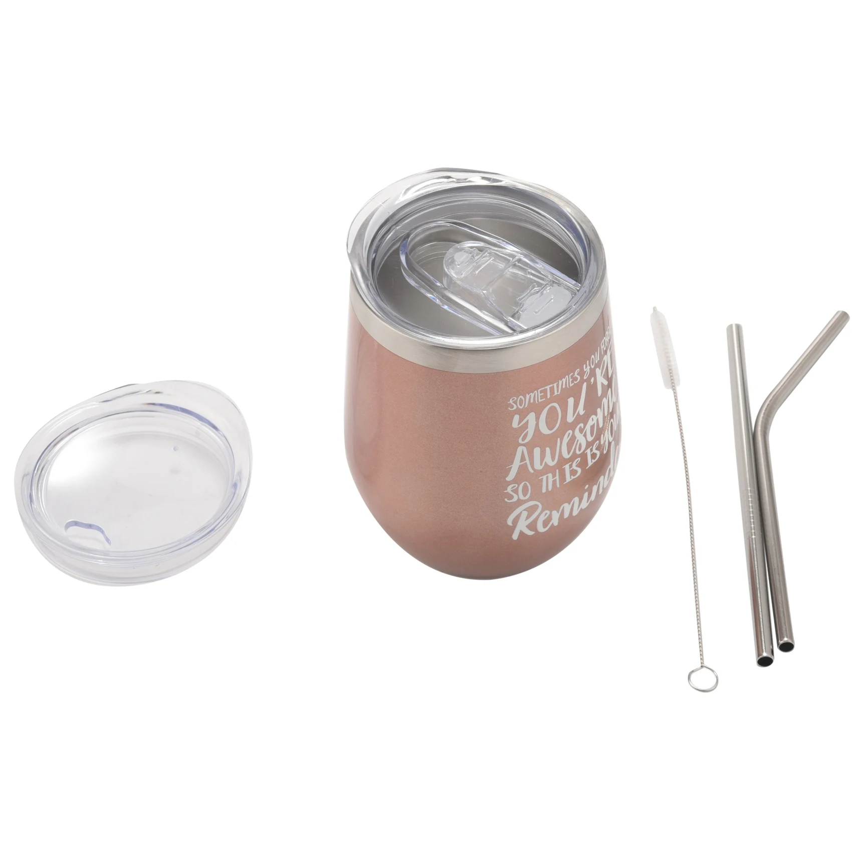 

12 Oz Stainless Steel Wine Tumbler Set, Retirement Gifts for Women, Gift for Women, You'Re Awesome-