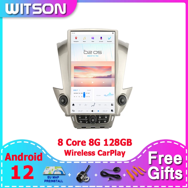 WITSON Android 12 Car Multimedia For GMC Yukon /Chevrolet Tahoe /Suburban 2015 2016 2017 2018 2019 2021Car Autoradio Auto Stere