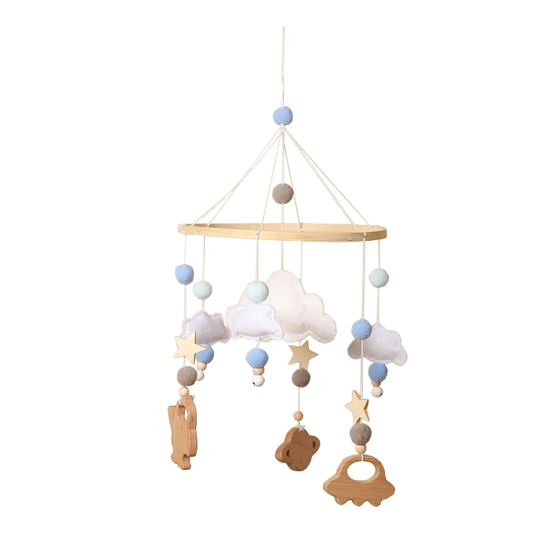 

Crib Mobile Rattle Stroller Hanging Wind Bell Toy for Baby Infant Travel Rings Toy for Pushchair Nursery Room Decoration