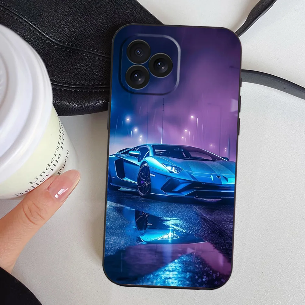 Роскошный автомобильный чехол для телефона L-Lambors G-Ghinis Samsung A03 A04 A05 S A13 A34 A53 4G 5G S22 S23