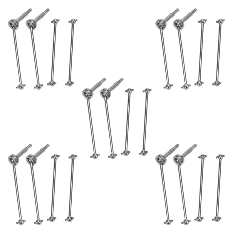 

NEW-20Pcs Front CVD Universal Drive Shaft & Rear Dog Bone For Wltoys 144001 1/14 RC Drift Racing Car Parts Accessories