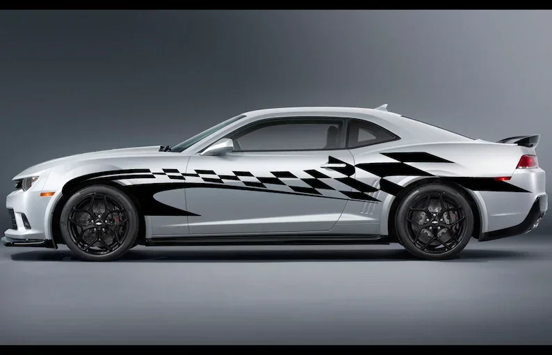 Клетчатые подвоши в полоску гоночные племенные гладкие линии боковая кровать