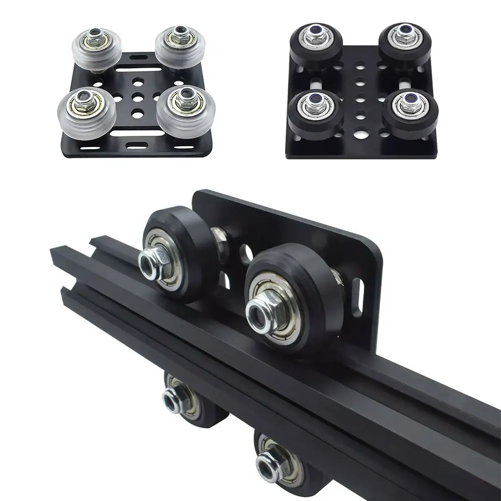 

Replaceable Aluminum Alloy Professional Printer Tool V-slot 3D Printer Parts Pulley Kit Gantry Slide Plate