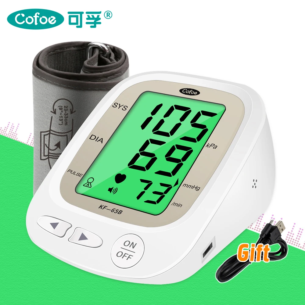 

Тонометр Cofoe ArmAutomatic для измерения артериального давления, прибор для измерения артериального давления, сфигмоманометра, сердечного ритма, ...