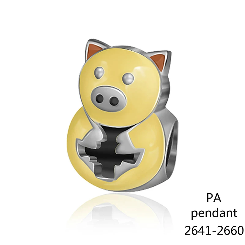 

Новый оригинальный дизайн 100% Стерлинговое Серебро 925 пробы, Желтые Подсолнухи, Женская Модная бижутерия «сделай сам» 2641-2660