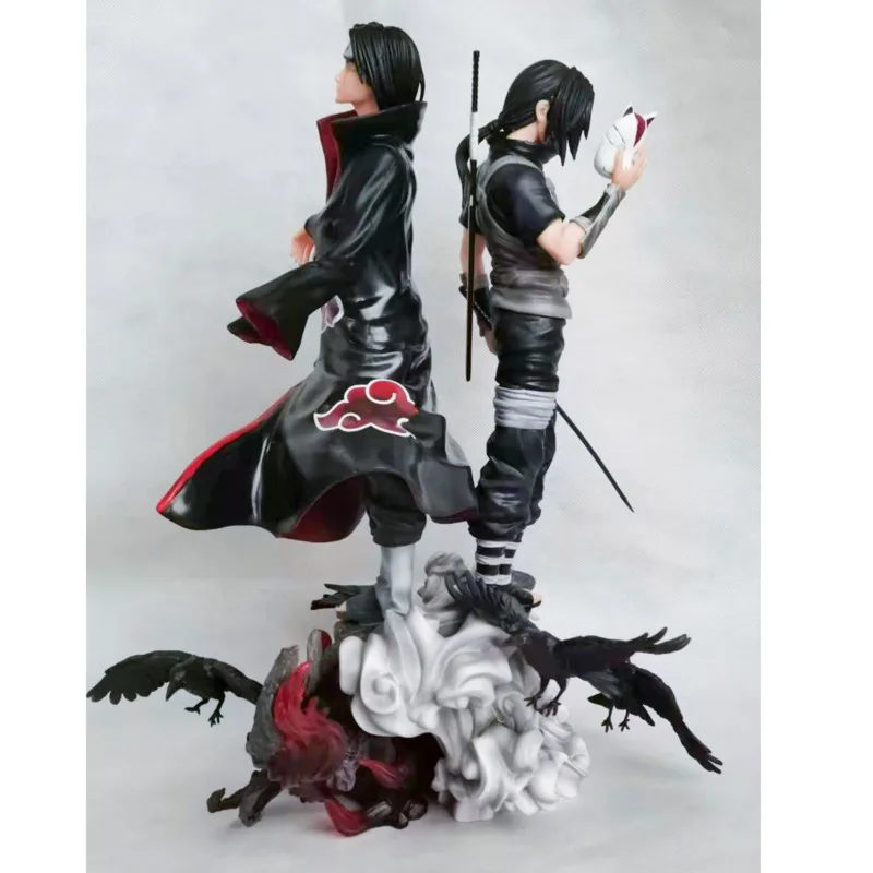 

Аниме-фигурка Наруто Shippuden, большой размер, Итачи, Саске, Figma, 36 см, статуя из АБС-пластика, фигурка Хокаге, игрушка с темной частью Акацуки для детей, подарок